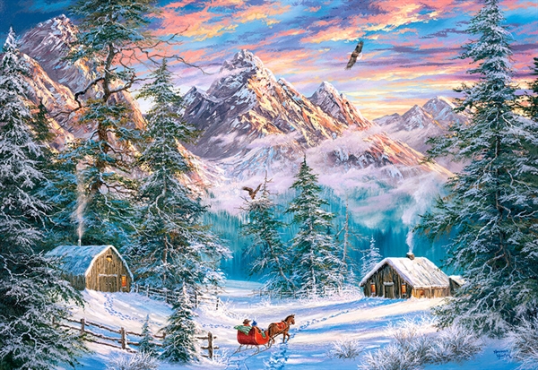 Se Mountain Christmas hos Puzzleshop