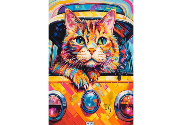 Se Cat Bus Travel hos Puzzleshop