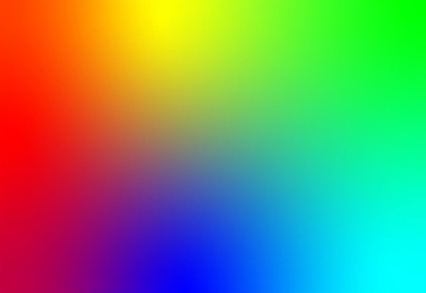 Billede af Colorful Rainbow Gradient