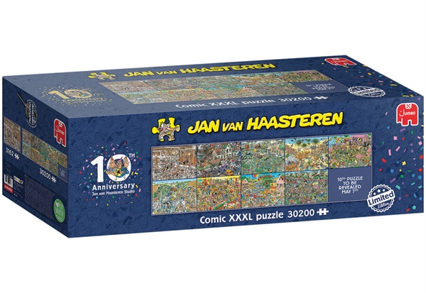 Køb Jan van Haasteren XXXL 10-års jubilæum - Pris 2599.00 kr.