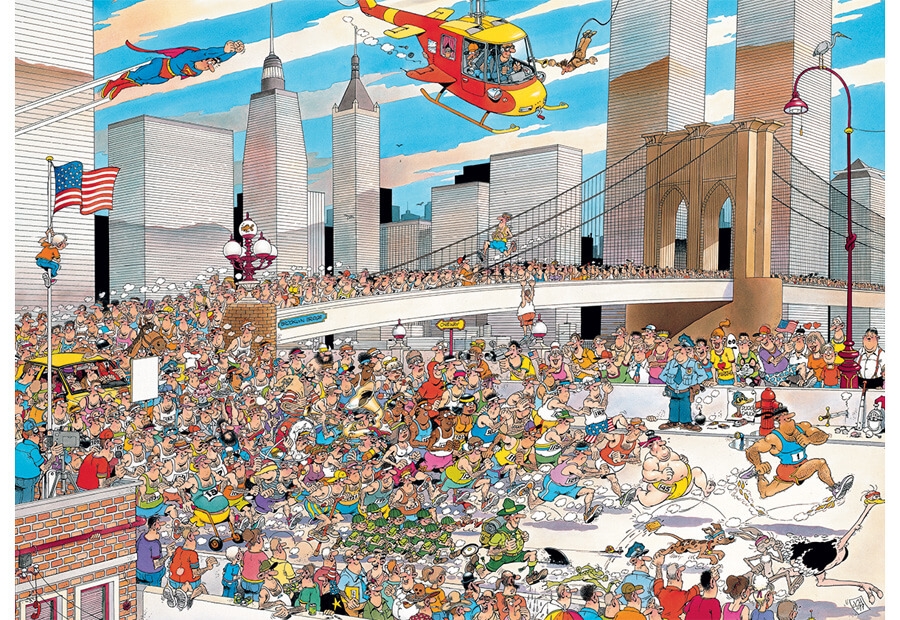 New York Maraton (1000 brikker)