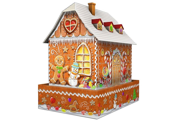 Se Gingerbread House (med LED lys) hos Puzzleshop