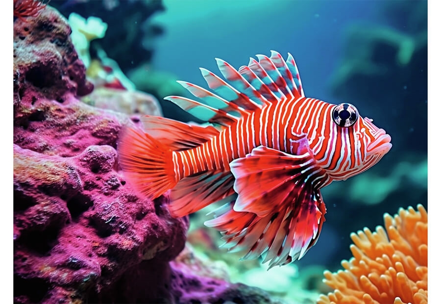 Red Lionfish