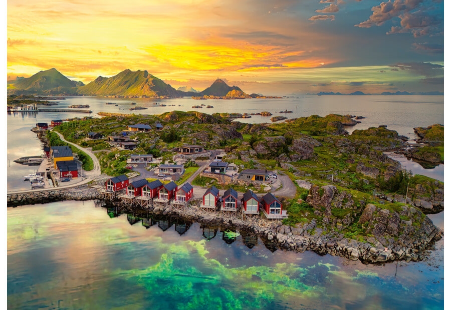 Ravensburger Lofoten, Norway 1000 brikker - EMBARGO for SM