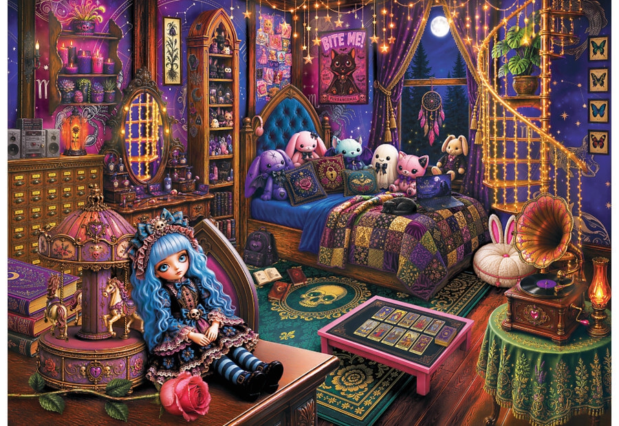 1,000-Piece Jigsaw Puzzle: Gothic Doll by TREFL