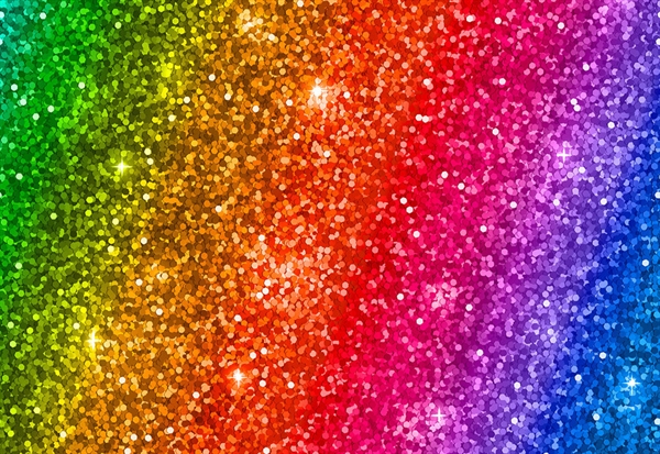 Billede af Rainbow Glitter Gradient