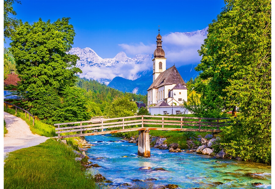 Small Church in Ramsau, Germany