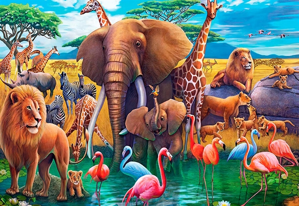 Se Exotic Safari hos Puzzleshop