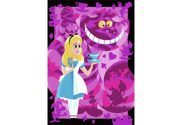 Se Disney 100 - Alice in Wonderland hos Puzzleshop