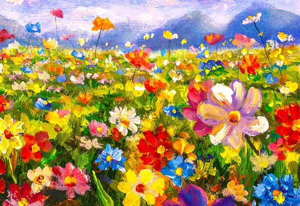 Billede af Colorful Flower Meadow