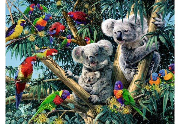 Se Koalas in Tree hos Puzzleshop