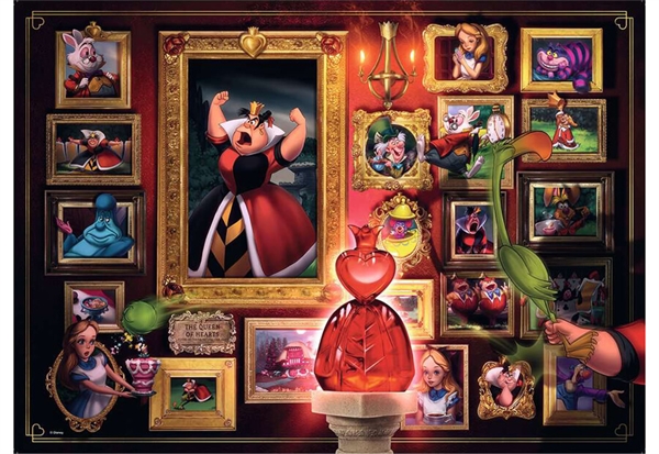 Se Disney Villainous - Queen of Hearts hos Puzzleshop