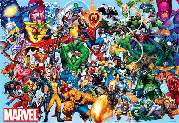 Billede af Marvel Heroes hos Puzzleshop