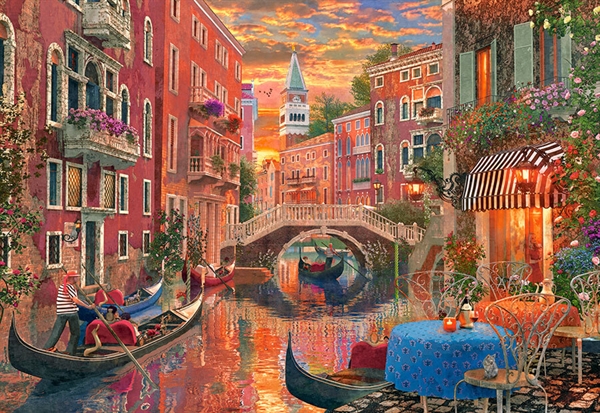 Se Romantic Evening in Venice hos Puzzleshop