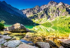 Sunrise at Morskie Oko, Tatras, Poland