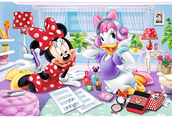 Se Disney: Minnie Mouse og Andersine - 160 brikker hos Puzzleshop