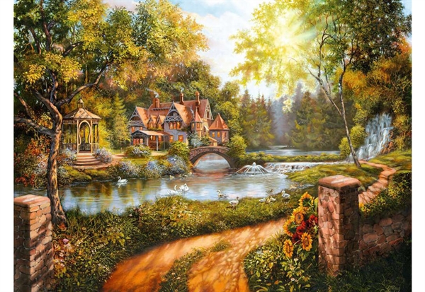 Billede af Cottage by the River hos Puzzleshop