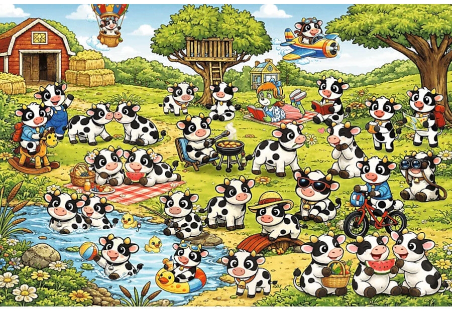 The Treflik Family - Cow World (Seek & Find)