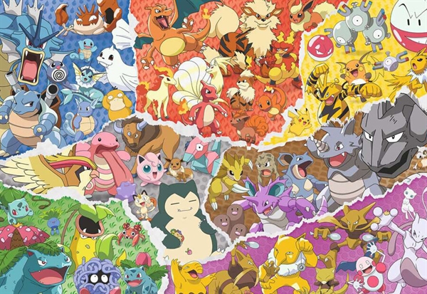 Billede af Pokémon Allstars hos Puzzleshop