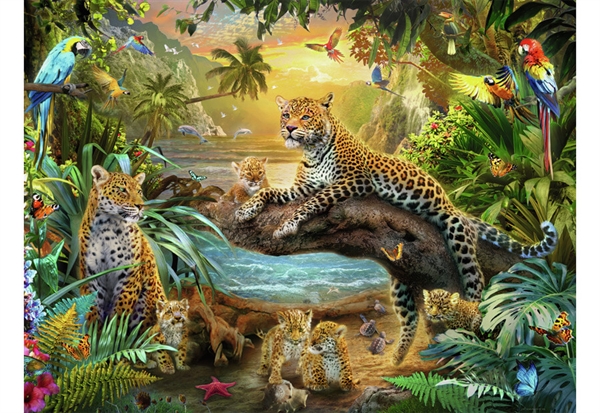 Billede af Leopards in the Jungle hos Puzzleshop