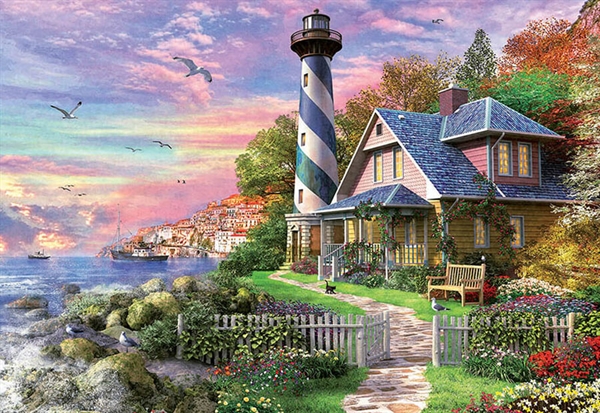 Se Lighthouse at Rock Bay hos Puzzleshop