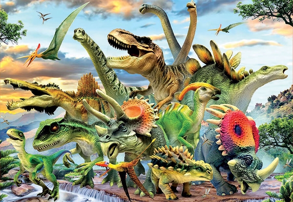 Billede af Dinosaurs hos Puzzleshop