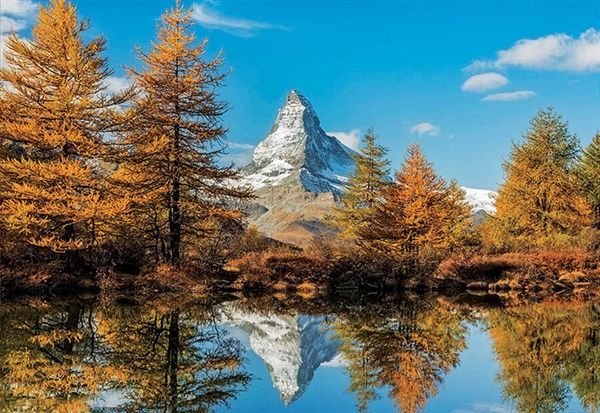 Billede af Matterhorn Mountain in Autumn hos Puzzleshop