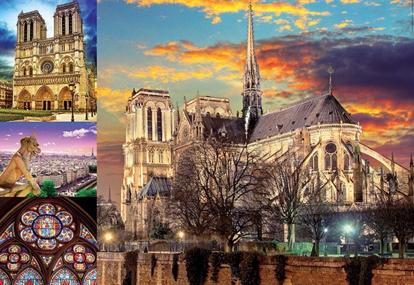 Billede af Notre Dame Collage