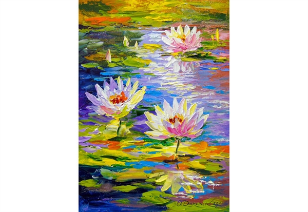 Se Water Lilies in the Pond hos Puzzleshop