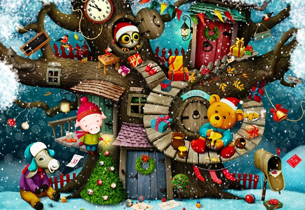 Se Fairy Tale Christmas hos Puzzleshop