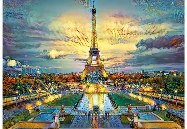 Billede af Eiffel Tower hos Puzzleshop