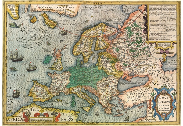 Billede af Map of Europe