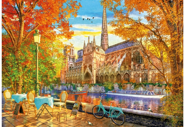 Billede af Notre Dame in Autumn