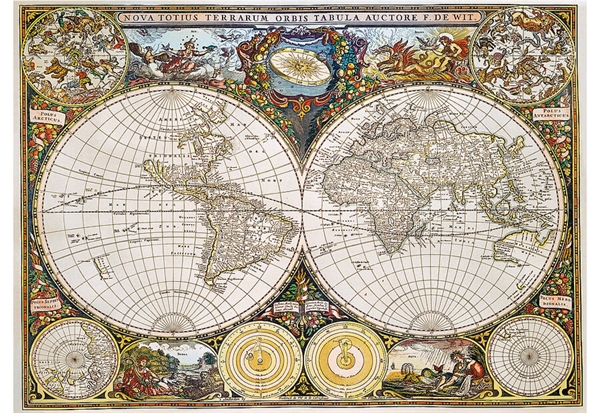 Se Ancient World Map (træ) hos Puzzleshop