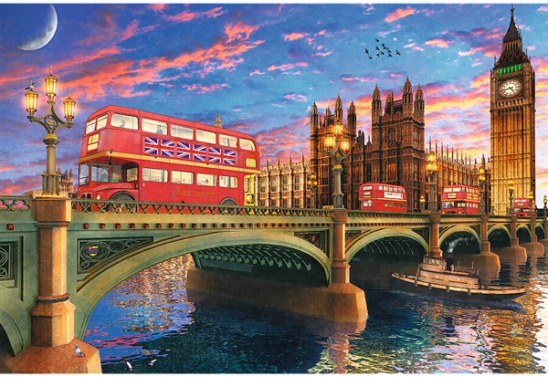 Se Palace of Westminster, Big Ben, London (træ) hos Puzzleshop