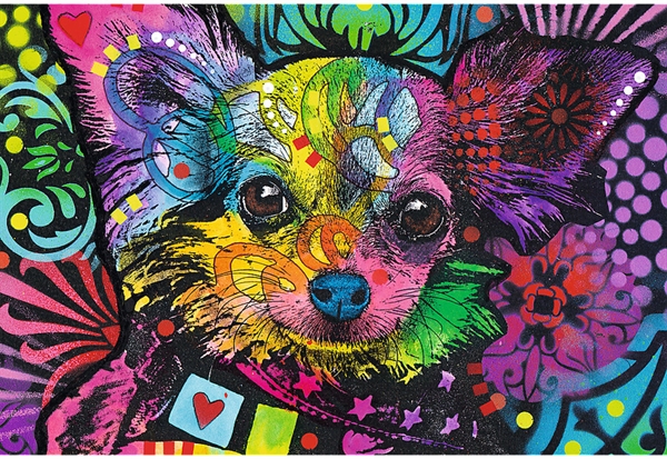 Se Colorful Puppy (træ) hos Puzzleshop