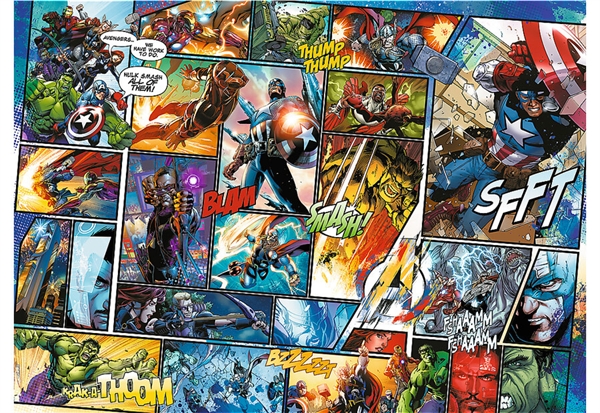Se Marvel Comic Universe (træ) hos Puzzleshop