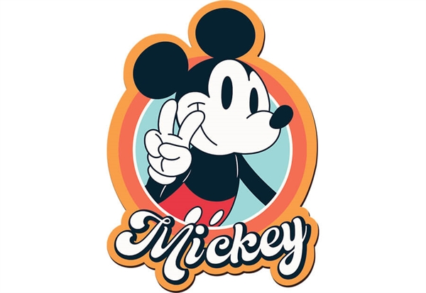 Se Retro Mickey (træ) hos Puzzleshop