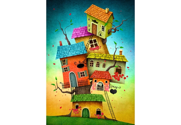 Se Fairy Tale Houses hos Puzzleshop