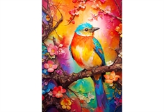 Colorful Birdie
