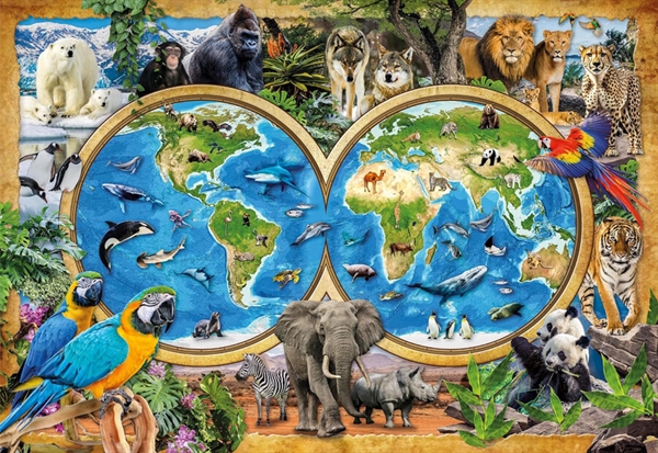 Billede af The Wonderful Animal World hos Puzzleshop