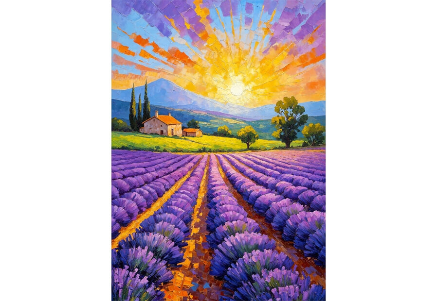 Lavender Sunset