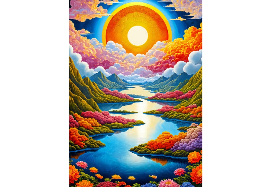 Flowing Sunrise