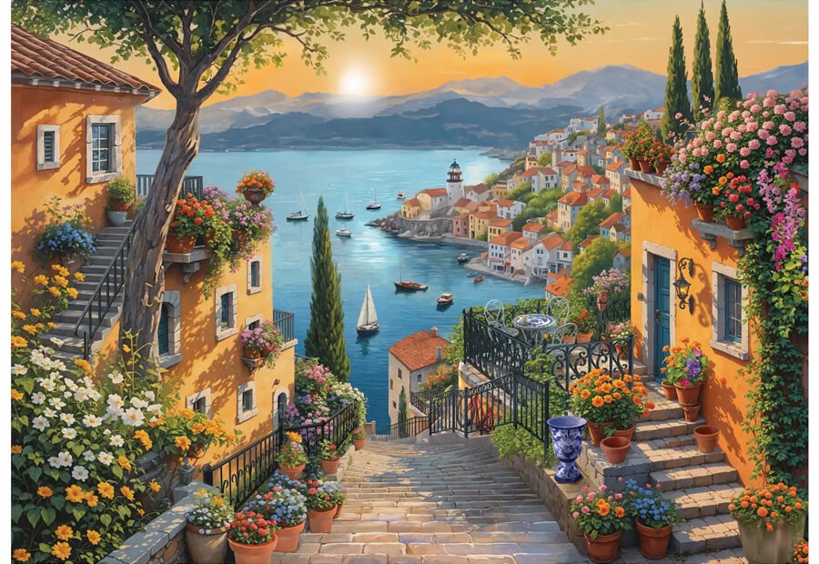 Steps to the Harbor