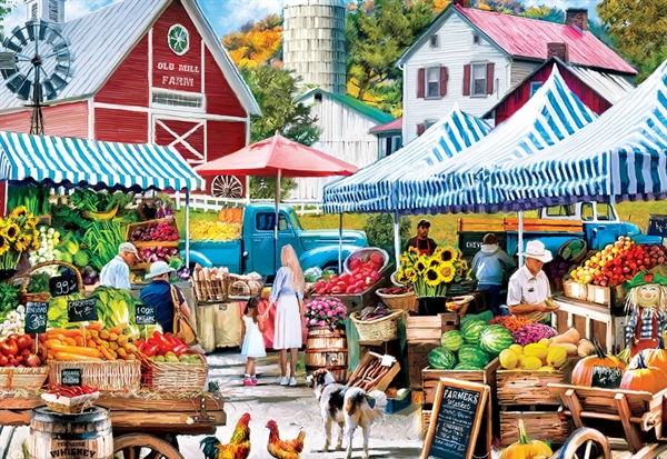 Se Old Mill Farm Stand hos Puzzleshop