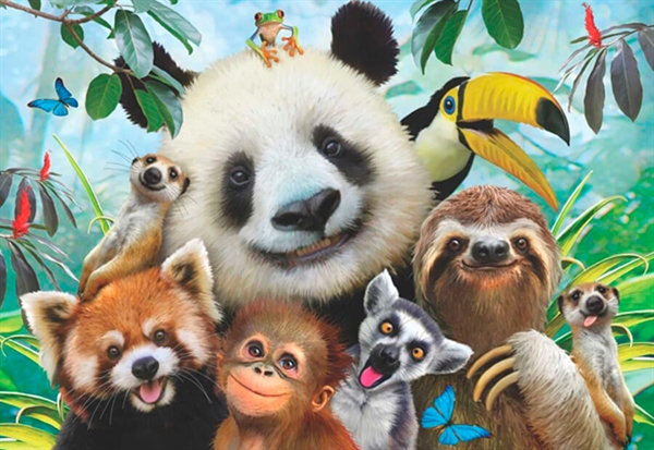 Se Zoo Selfie hos Puzzleshop