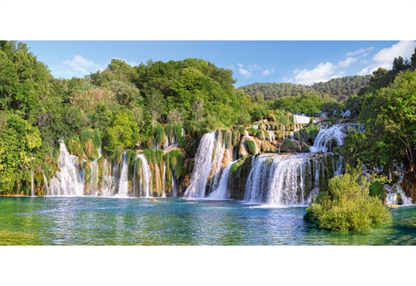 Se Krka Waterfalls, Croatia hos Puzzleshop