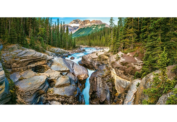 Se Mistaya Canyon, Banff National Park, Canada hos Puzzleshop