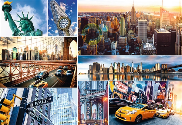 Se New York Collage hos Puzzleshop