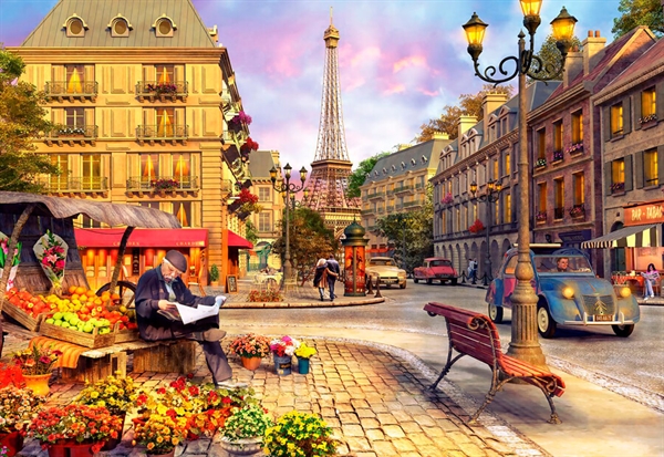 Se Paris Street Life hos Puzzleshop